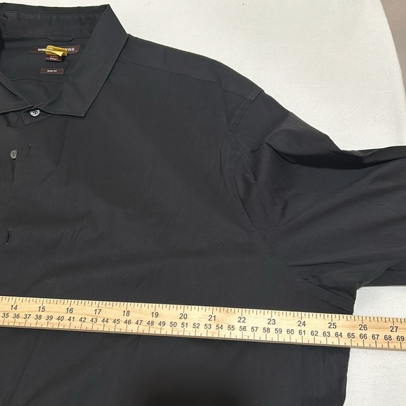 MICHAEL KORS CASUAL SHIRT MEN 3XL BLACK LONG SLEEVES - Picture 9 of 10